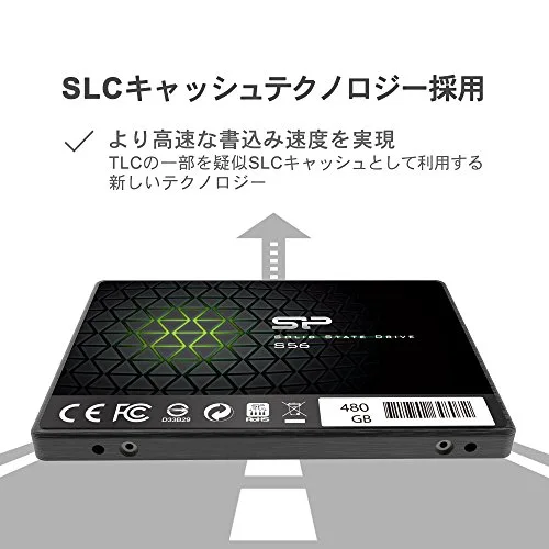 Silicon Power Slim S56 480 Go SATA III - vue 3