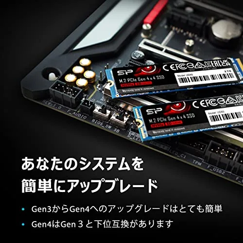 Silicon Power UD85 2 To SSD M.2 PCIe 4.0 - vue 5