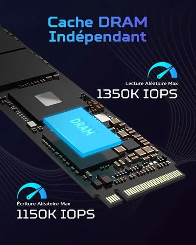 SSD Acer Predator GM7000 2 To PCIe 4.0 - vue 5