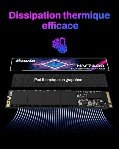 SSD Biwin NV7400 512GB - vue 3