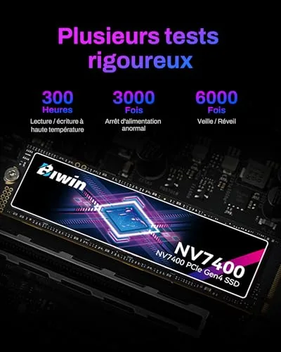 SSD Biwin NV7400 512GB - vue 7