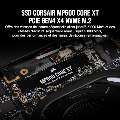 SSD Corsair MP600 CORE XT 1 To - vue 2