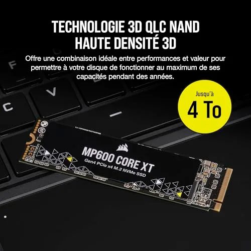 SSD Corsair MP600 CORE XT 1 To - vue 4