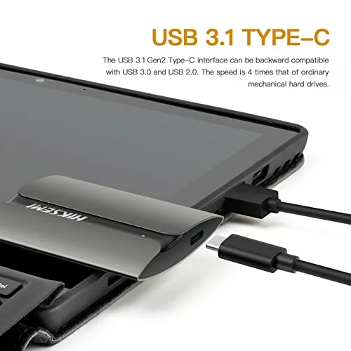 SSD Externe HIKSEMI T300S 512 Go - vue 3