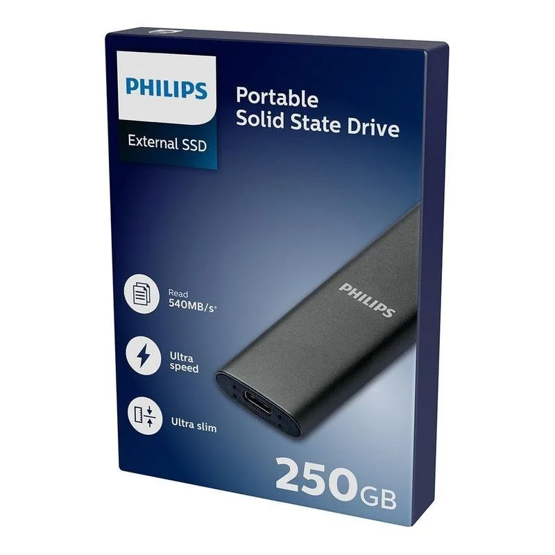 SSD Externe Philips 250GB Ultra Slim