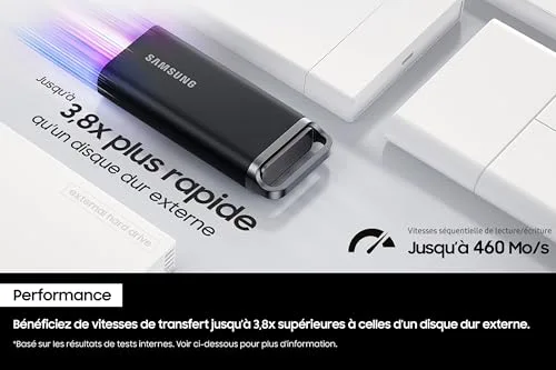 SSD Externe Samsung T5 EVO 2 To - vue 8