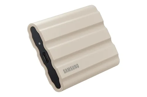 SSD Externe Samsung T7 Shield 2 To Beige - vue 8