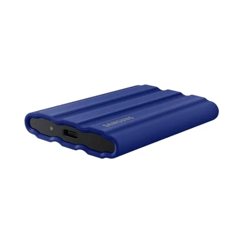 SSD Externe Samsung T7 Shield 2 To Bleu - vue 5