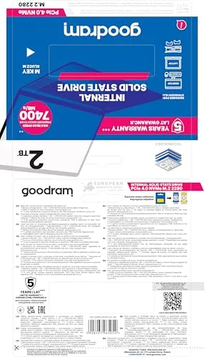 SSD Goodram PX700 2 To PCIe 4.0 - vue 2