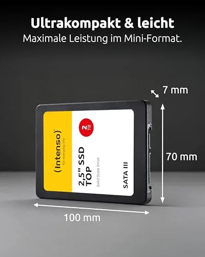 SSD Intenso 2 To 2.5" SATA III - vue 6