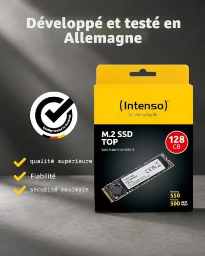 SSD Intenso TOP 128 Go M.2 SATA - vue 8