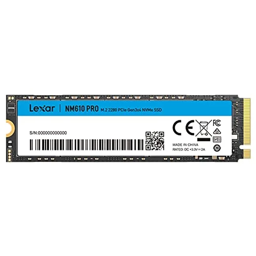 Lexar NM610 PRO 2 To M.2 PCIe 3.0 x4 NVMe