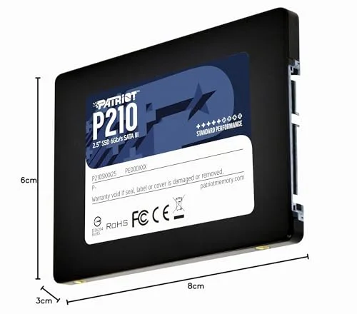 SSD Interne Patriot P210 128Go SATA - vue 6