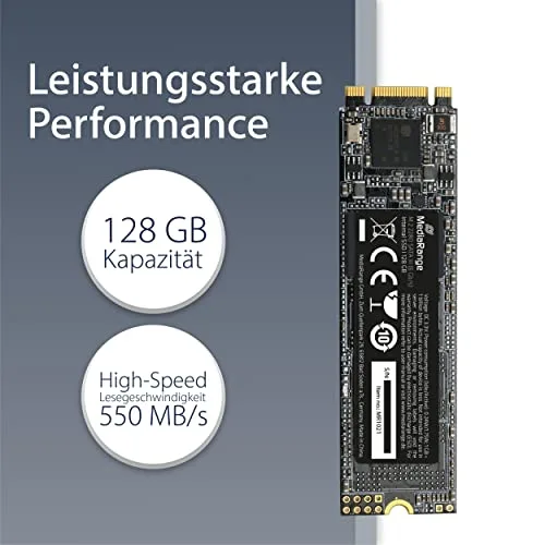 SSD MediaRange MR1021 128 Go M.2 SATA - vue 2