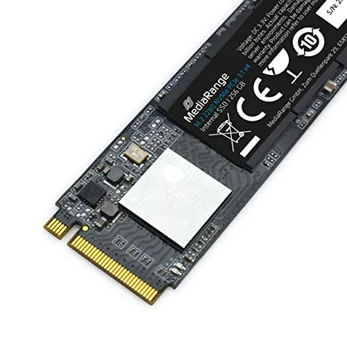SSD MediaRange MR1031 256GB NVMe - vue 5