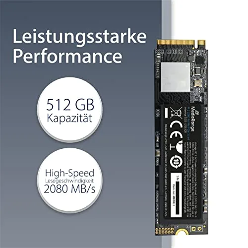 SSD MediaRange MR1032 512 Go - vue 2