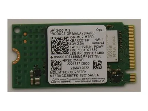 Crucial SSD Micron 2450 256 Go Chiffré M.2 2242