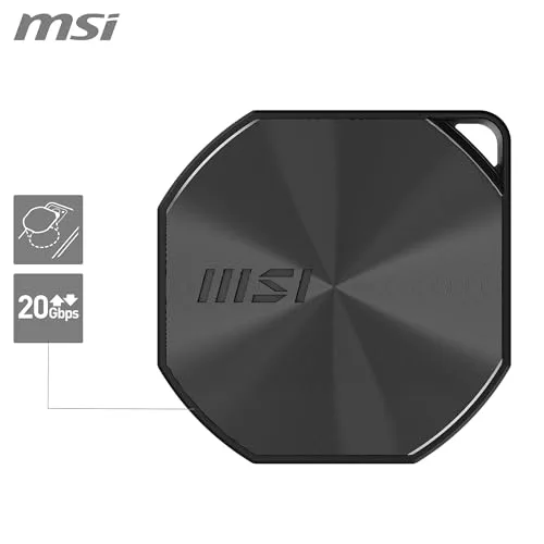SSD MSI Datamag 1TB USB-C 20Gbps - vue 2
