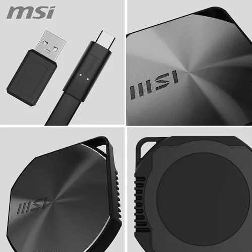 SSD MSI Datamag 1TB USB-C 20Gbps - vue 6