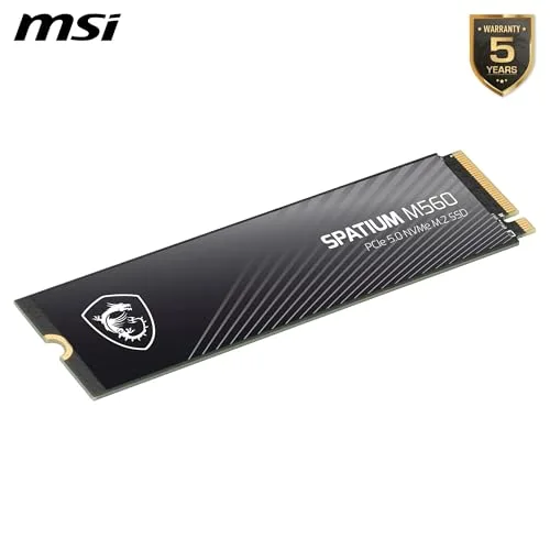 SSD MSI SPATIUM M560 2 To PCIe 5.0 - vue 5