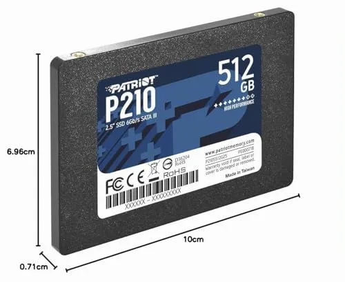 SSD Patriot P210 512 Go SATA III - vue 6