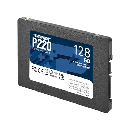 SSD Patriot P220 128GB 2.5" - vue 3