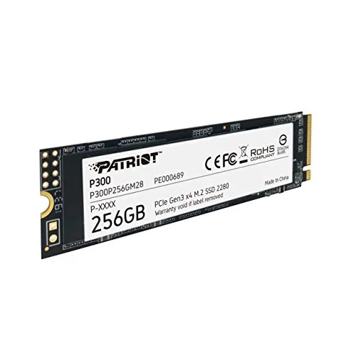 SSD Patriot P300 256Go M.2 NVMe - vue 3