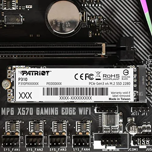 SSD Patriot P310 1.92TB M.2 Gen3 - vue 6
