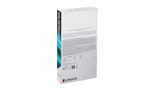 SSD Portable Kingston 1TB USB-A/C 1050MB/s - vue 6