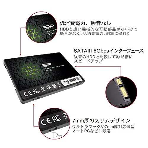 SSD Silicon Power Slim S56 240GB - vue 5