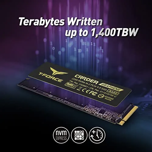 SSD Team Group CARDEA A440 1 To PCIe 4.0 - vue 7