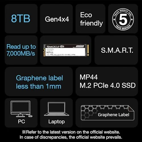 SSD Team Group MP44 4 TB - vue 5