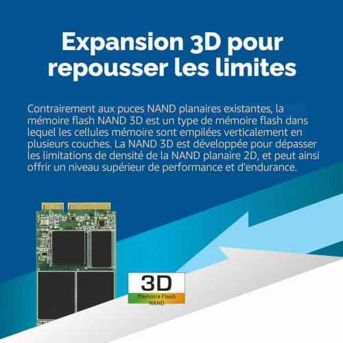 SSD Transcend 230S 128GB mSATA - vue 8