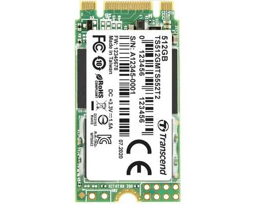 SSD Transcend MTS552T2 512 GB M.2 2242
