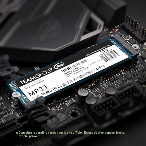 Team Group MP33 256 Go SSD M.2 - vue 2