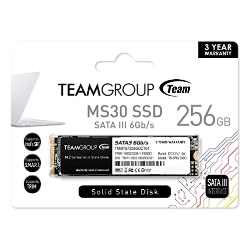 Team Group MS30 256 Go M.2 SATA - vue 5