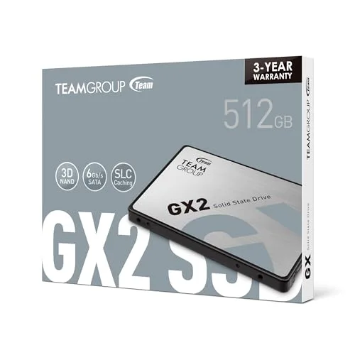 TeamGroup GX2 512 Go SSD 2.5" SATA 3 - vue 4