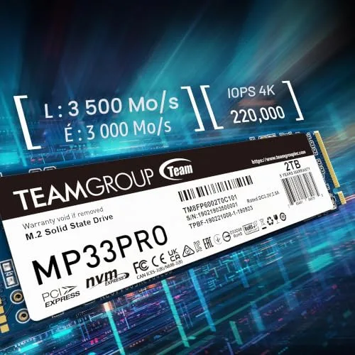 TEAMGROUP MP33 PRO 512 Go SSD M.2 - vue 3