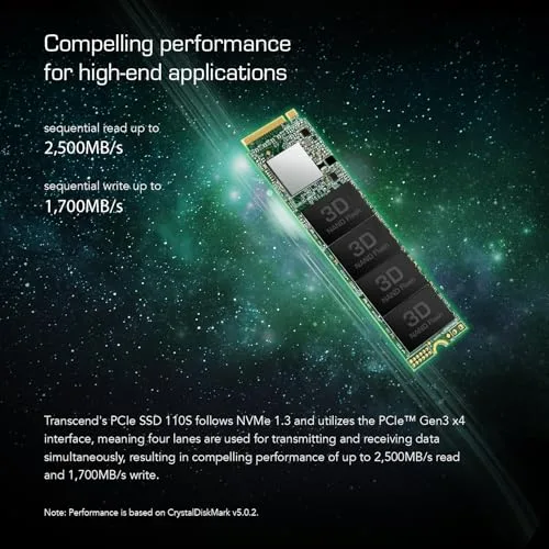 Transcend 110S SSD 1 To M.2 NVMe - vue 4