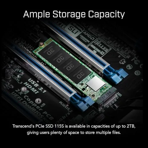 Transcend 115S 500 Go SSD M.2 NVMe - vue 5