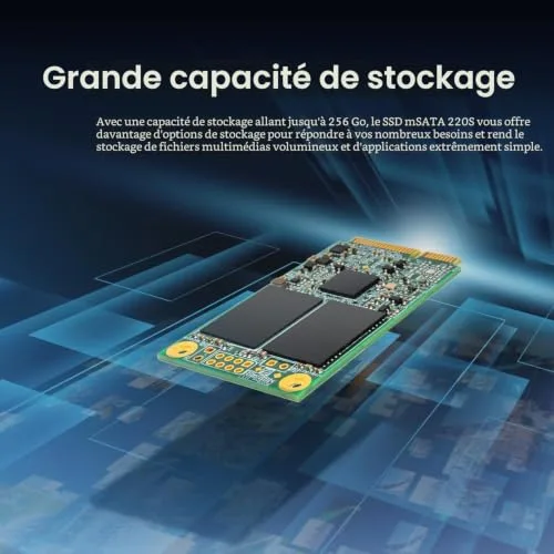 Transcend 220S 128GB mSATA SSD - vue 5