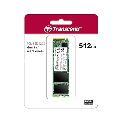 Transcend 220S 512 Go SSD M.2 NVMe - vue 2