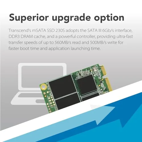 Transcend 230S SSD mSATA 256 Go - vue 4