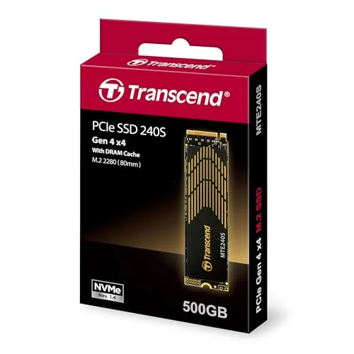 Transcend 240S 500 Go SSD PCIe 4.0 - vue 2