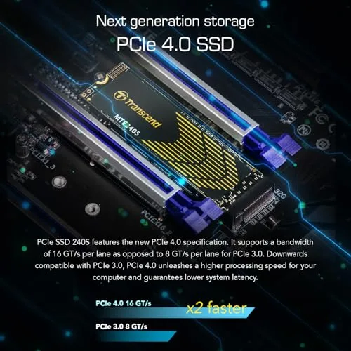 Transcend 240S 500 Go SSD PCIe 4.0 - vue 6