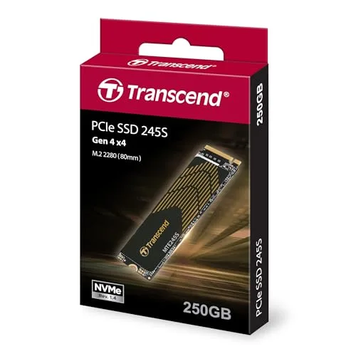 Transcend 245S SSD 250 Go M.2 PCIe 4.0 - vue 2