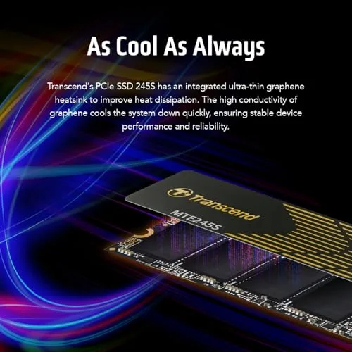 Transcend 245S SSD 250 Go M.2 PCIe 4.0 - vue 5