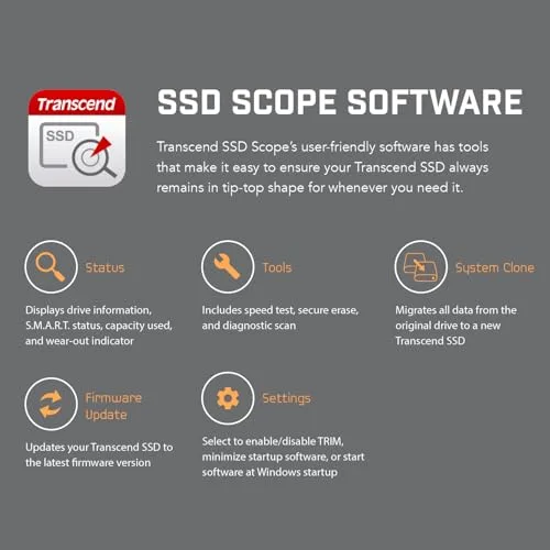 Transcend 300S SSD 256 Go M.2 2230 - vue 8
