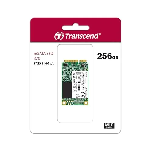Transcend 370S SSD 256 Go mSATA - vue 2
