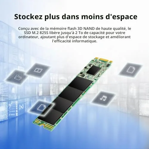 Transcend 825S 250 Go M.2 SSD - vue 5